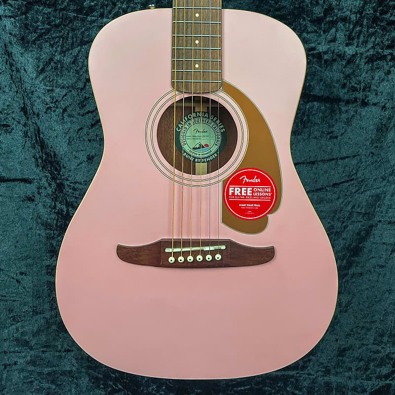 Fender Acoustic Limited Edition Malibu Player Shell Pink