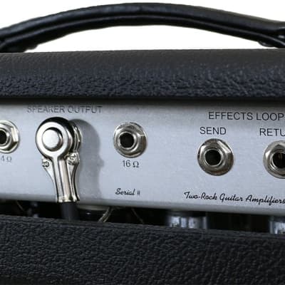 Two-Rock Studio Signature 1x12 Combo Amplifier, Black, Silverface image 5