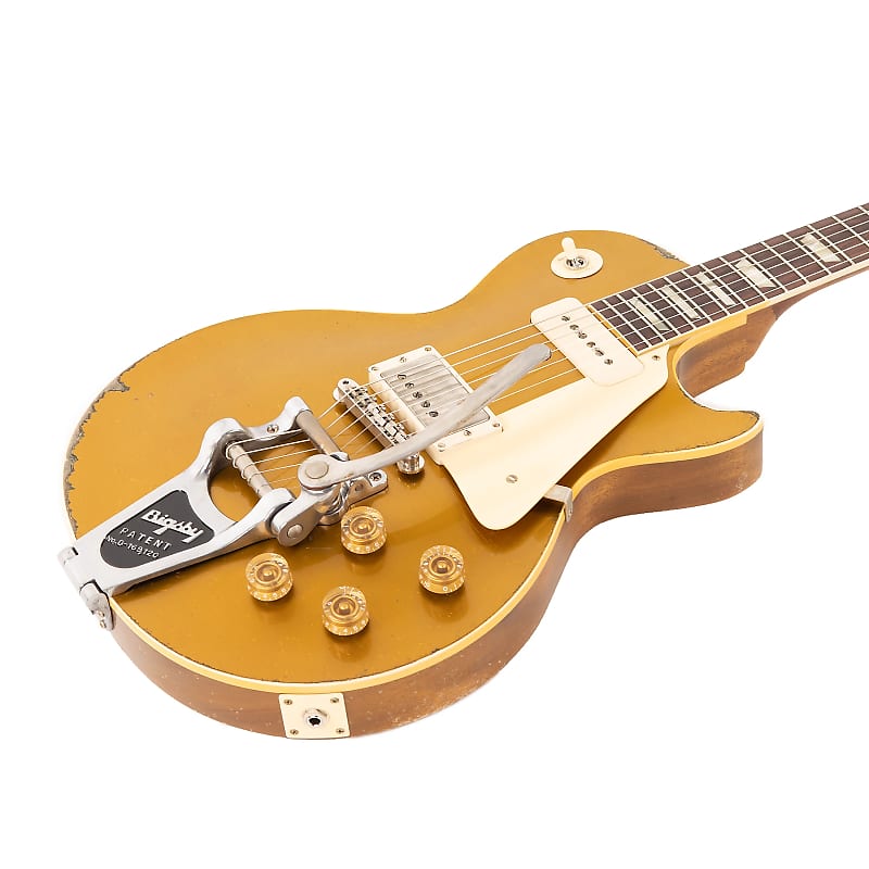 Gibson Custom Shop Murphy Lab Sergio Vallin '55 Les Paul Goldtop with Bigsby image 3