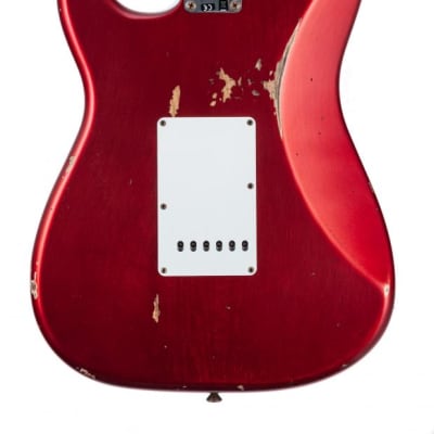 Fender 1964 Stratocaster Relic Aged Candy Apple Red image 6