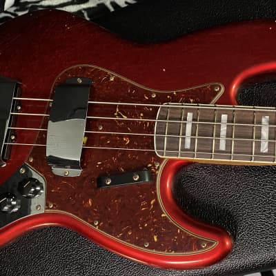 UNPLAYED! 2023 Fender Custom Shop Dealer Event #186 LIMITED EDITION '66 JAZZ BASS - JOURNEYMAN RELIC - AGED CANDY APPLE RED - Authorized Dealer - 9.4lbs - G01794 - SAVE BIG! image 1