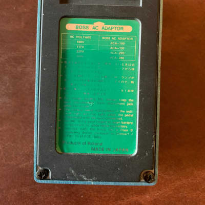 Boss CE-3 Chorus Pedal Green Label 1986 image 2
