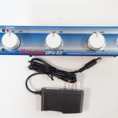 Vestax DFG-X2 3 Band DJ Isolater EQ Filter DCR1200 Type w/ 100-240V PSU for sale