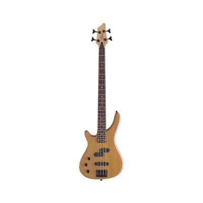 Stagg BC300LH-N 4-string Standard "Fusion" Electric Bass Guitar, Natural Lefthanded image 1