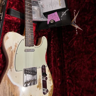 Fender Limited Edition Custom Shop 2019 - Super Faded/Aged Olympic White image 3