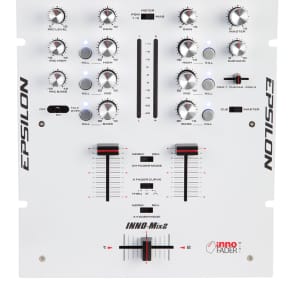 Epsilon - INNO-Mix2 - Ultra Compact Pro DJ Battle Mixer - White image 2