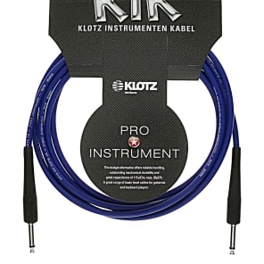Klotz KLO-KIK3-0PPBL 1/4" TS Instrument Cable - 10'