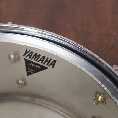 Yamaha 6.5x14 Power V Steel Snare Drum Vintage 1980's MIJ image 13