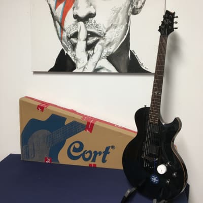 Cort Cort Z-Custom 2 Transparent Black with EMG 81/85 | Reverb