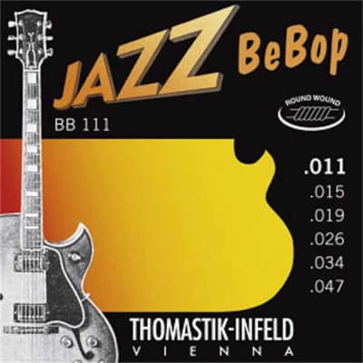 Thomastik Infeld BB111 Jazz BeBop Round Wound Electric Guitar Strings 11-47 image 1