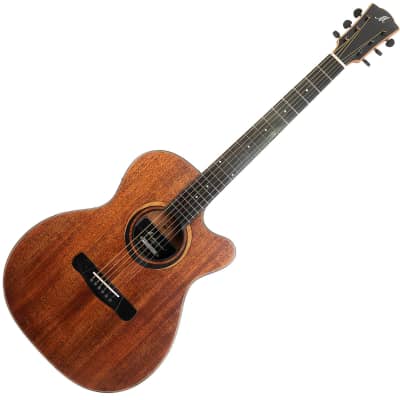 Merida Extrema OMCE Mahogany Electro Acoustic Guitar - Natural image 1