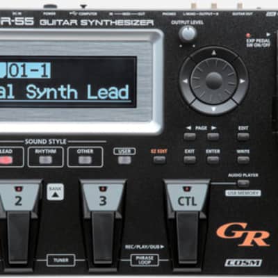 Guitar Synthesizer Roland Gr 55 S Bk