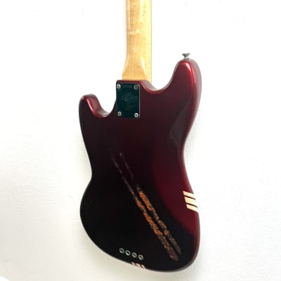 Fender Mustang Bass 1969 - Competition Red w/ Matching Headstock image 5