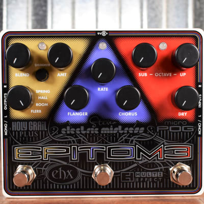 Electro-Harmonix EPITOME Holy Grail + Electric Mistress + Micro Pog Guitar Multi Effect Pedal image 2