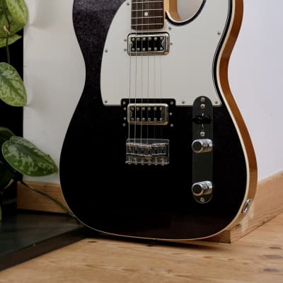 Fender Japan Black Sparkle Bound Telecaster MIJ 2023 with TV Jones style FilterTron pickups image 2