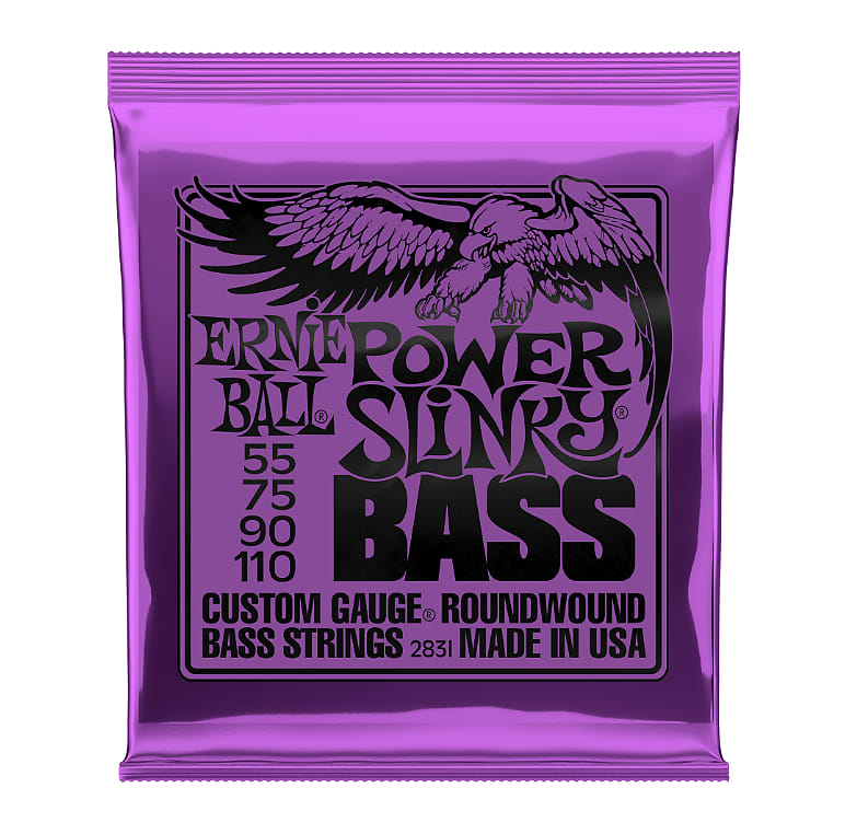 Ernie Ball Power Slinky Electric Bass Strings (2831) image 1
