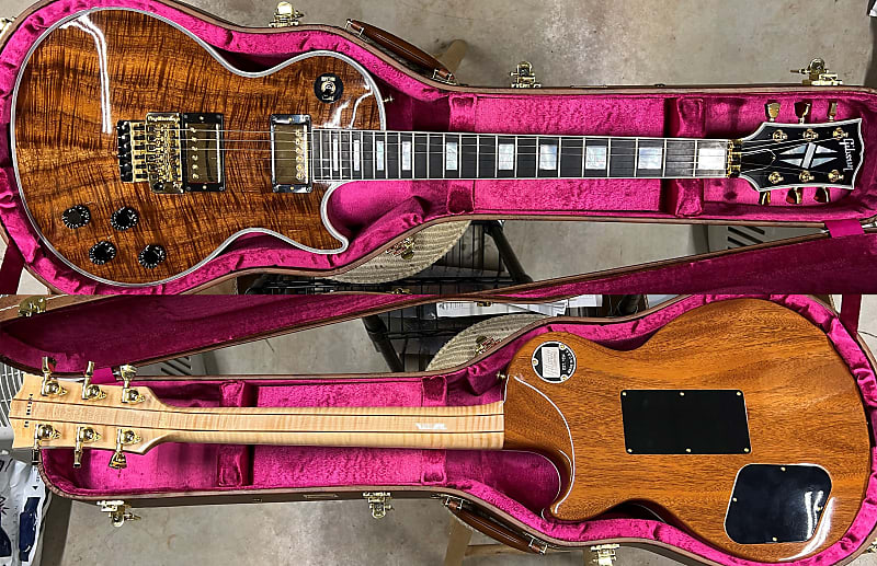 Gibson Les Paul Custom Axcess 2021 - Master Grade Koa image 1
