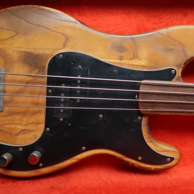 Fender  Precision  1976 Fretless Rosewood fingerboard USA Vintage bass w/ case image 3