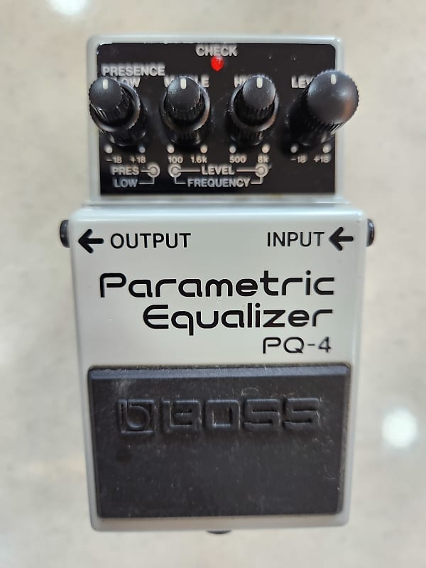 絶版　BOSS PQ-4 parametric equalizer Boss PQ-4 Parametric Equalizer - Pedal on ModularGrid