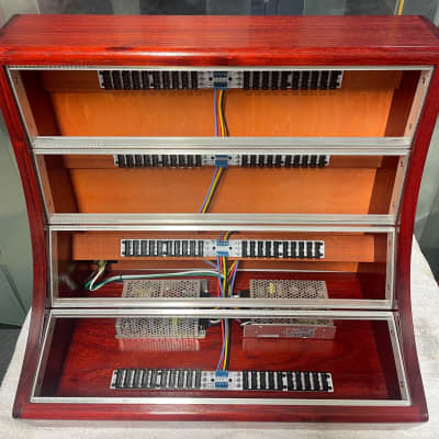 Complete Behringer System 100 (17 modules total) in Custom Padauk 12U 104HP Eurorack Case image 8