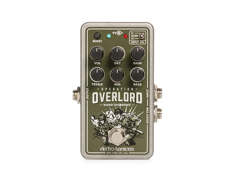 Electro-Harmonix EHX Nano Operation Overlord Stereo Overdrive Effects Pedal