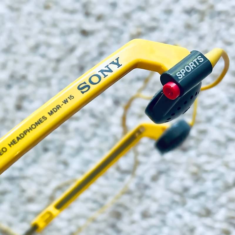 RARE] Sony MDR-W15 Dynamic Stereo Sport Headphone, Beautiful