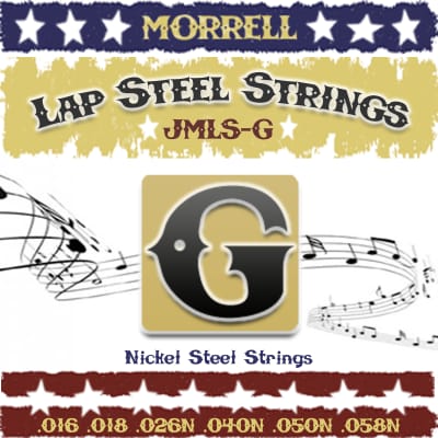 Morrell JMLS-G Nickel Steel 6-String Lap Steel Strings For G Tuning for sale