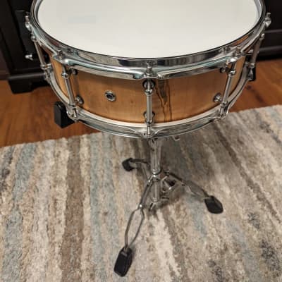 Custom Stave Snare Drum - Ambrosia Maple 2020 - Natural image 10