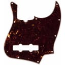 Fender 4-Ply 10-Hole Pickguard for Contemporary Four-String Jazz Bass Guitars, Tortoise Shell