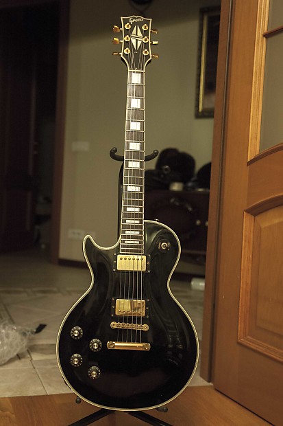 Greco EG700 Les Paul Custom 1988 Black Left handed Lefty LH
