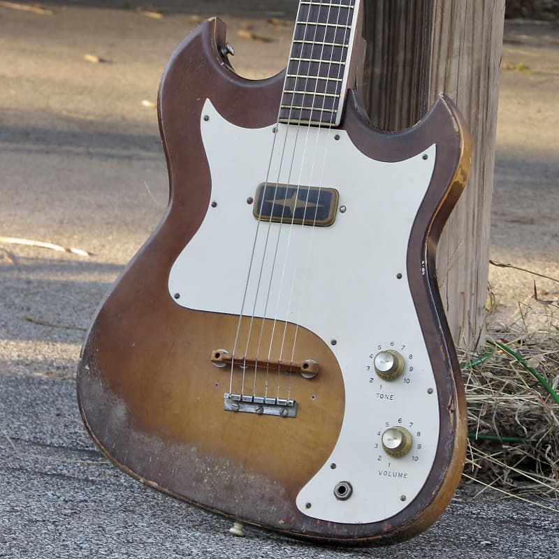 ~Rare~ 1964 Custom Kraft Ambassador - Kay-Built, Made in Chicago - Tone  Monster! Harmony Silvertone