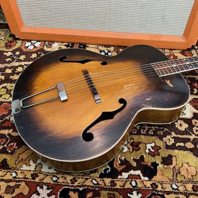 Vintage 1930s Cromwell Gibson Kalamazoo Model G4 Sunburst Archtop Guitar Cased for sale