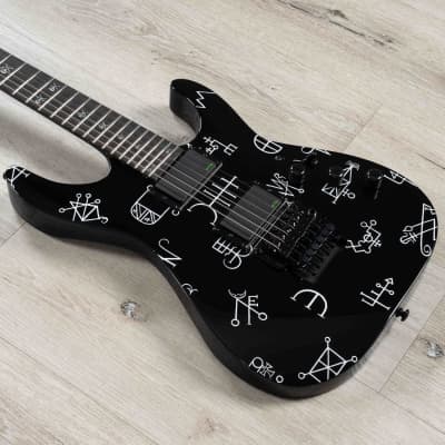 ESP LTD Kirk Hammett Signature Demonology Guitar, Ebony Fretboard, Black