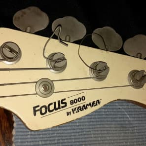 Kramer  Focus 8000 Bass Guitar Early Nineteen-eighties Stripped Natural image 3