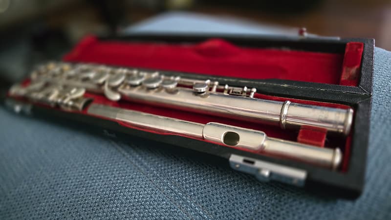 Pearl PF-501 Open hole Silver Plated Flute. Made in Japan