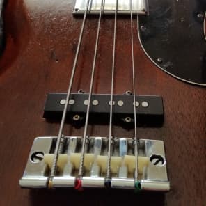 Gibson EB-0 1964 Dark Cherry Customized Bass image 5