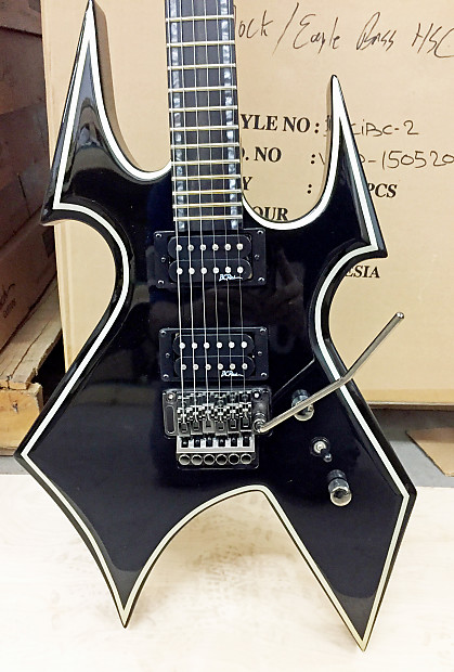 B.C. Rich Trace Warbeast with Floyd Rose, Black TWBSTTRO B.C. Rich Trace Warbeast with Floyd Rose, Black TWBSTTRO
