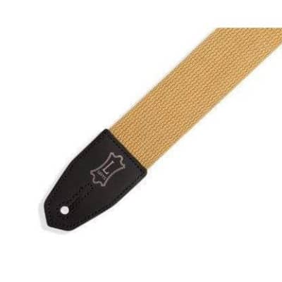 Levy's 2 inch Wide Natural Cotton RipChord Guitar Strap image 3