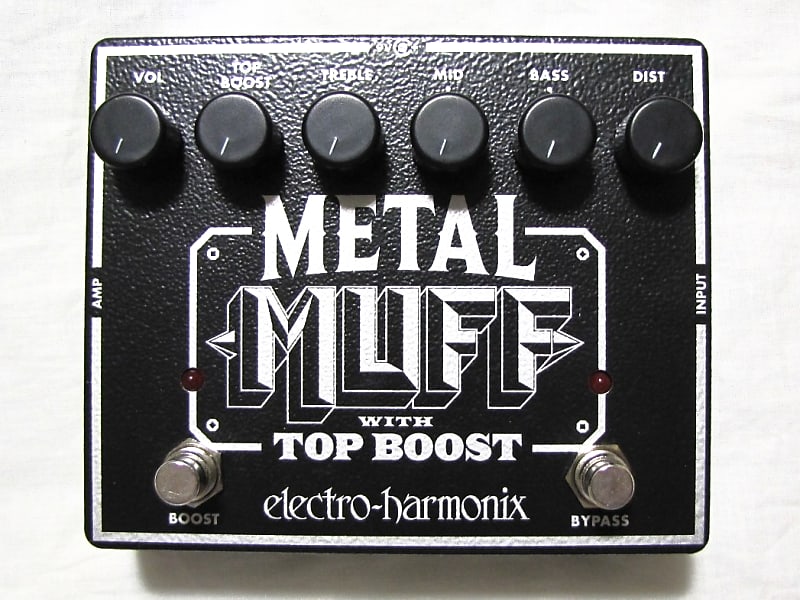 Used Electro-Harmonix EHX Metal Muff Distortion w/ Top Boost Guitar Pedal! image 1