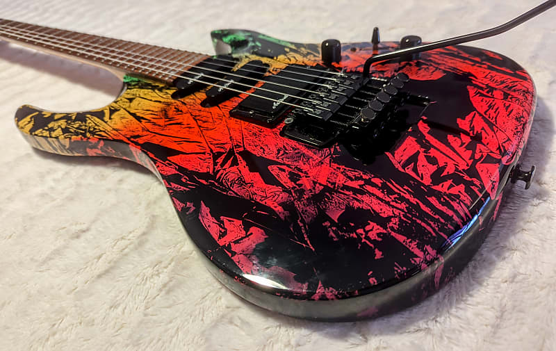 Aria Pro II MA-30 Magna Series Rare Multi Graphic '90s | Reverb