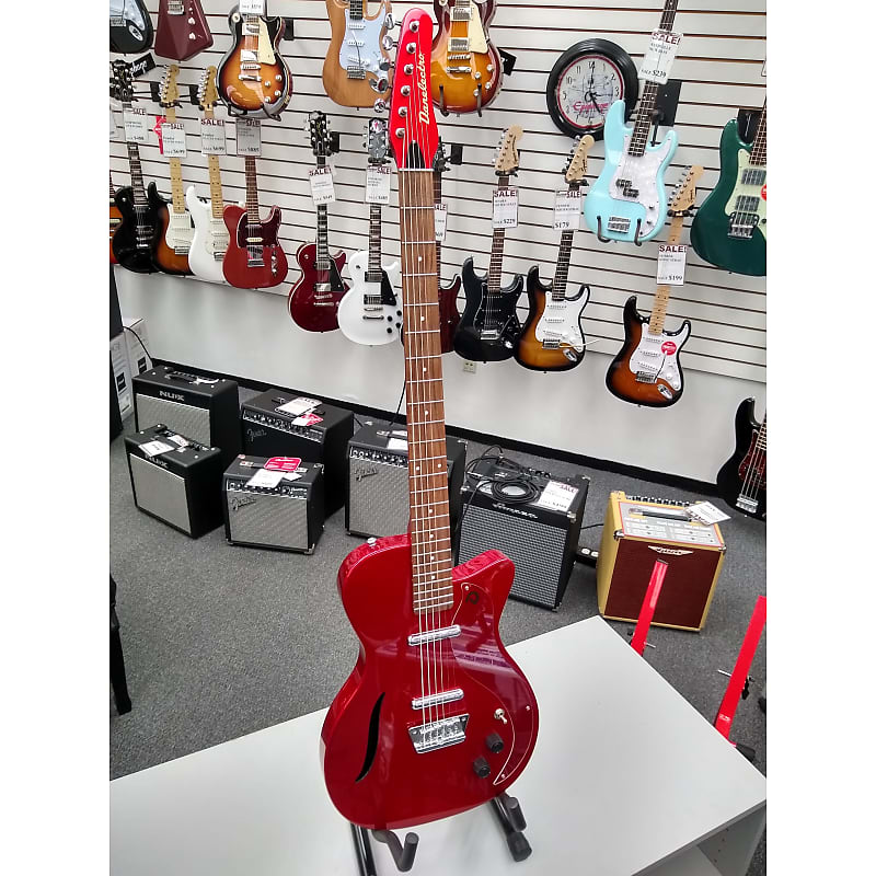 Danelectro Baritone Guitar Red Sparkle | Reverb