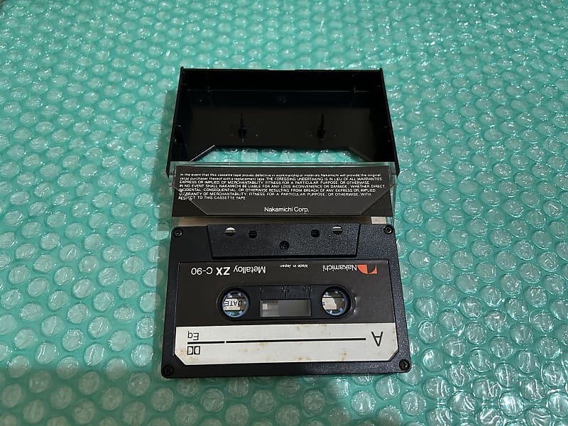 Nakamichi ZX C-90 Metalloy Metal Blank Audio Cassette Tape 