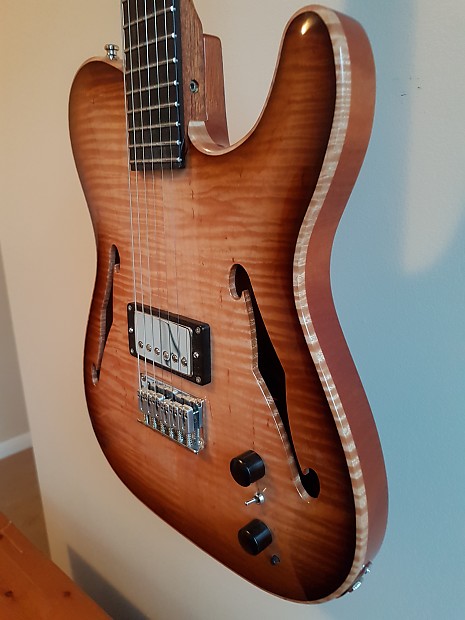 Warmoth carved top tele on sale