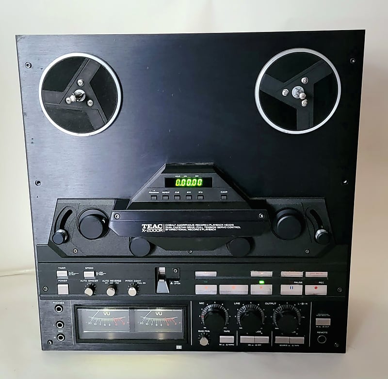 TEAC X-2000R, Pro Refurbished Open Reel Stereo Tape Deck s/n #310124 TASCAM