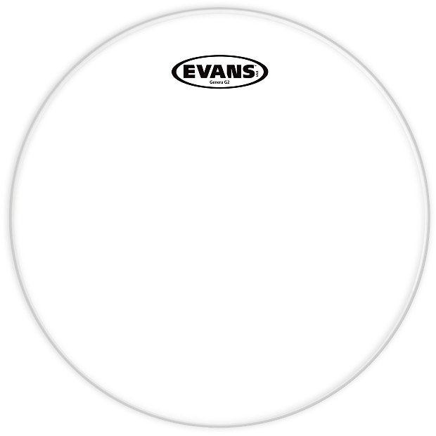 Evans 10" Genera G2 Clear Clear image 1
