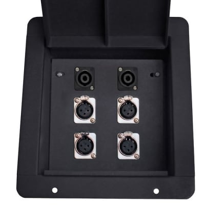 Elite Core FB4-SP Recessed Metal Stage Audio Pocket Floor Box w/4-XLR 2-SPEAKON image 5