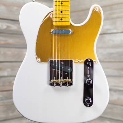 Fender MIJ JV Mod 50s Telecaster Guitar - White Blonde (IT)