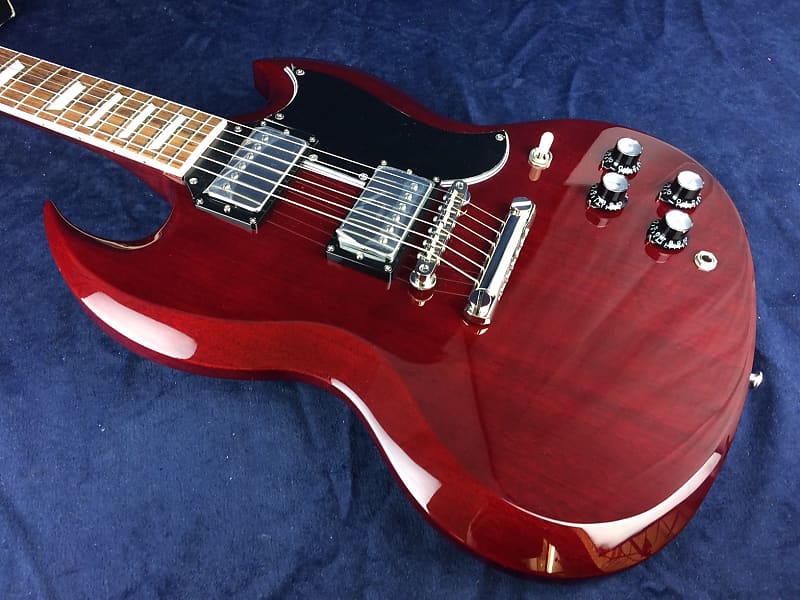 Fujigen FGN NDC10GMH-WR Neo Classic Electric SG Guitar Wine