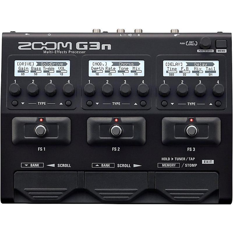 Zoom G3n Guitar MultiEffects Processor Reverb