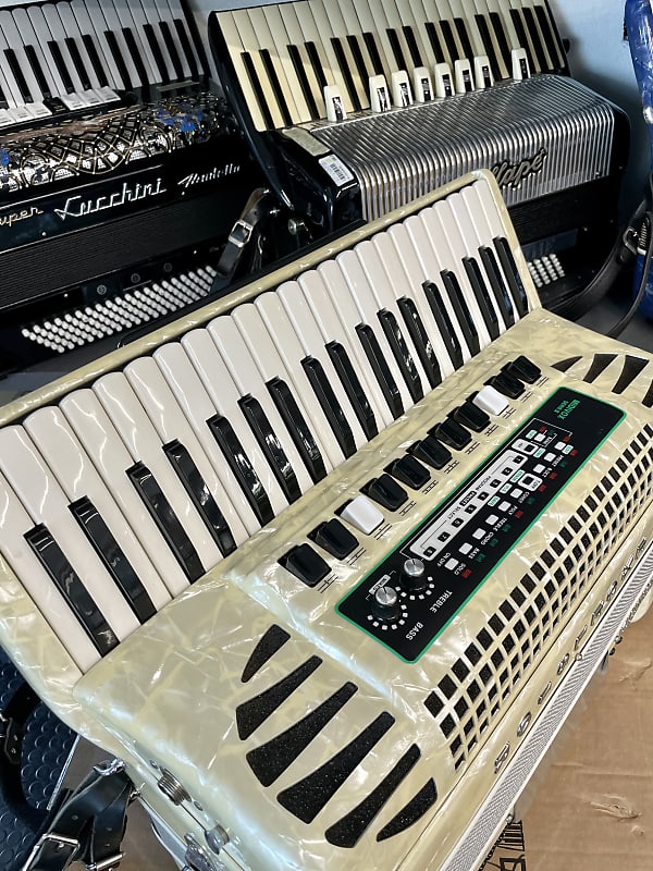 Excelsior MOD. 320 M MIDIVOX SERIE II WHITE + CUSTODIA | Reverb